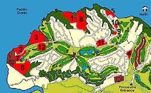 Map of Princeville