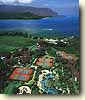 aerial of hanalei bay resort